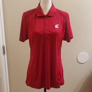 WSU Red Golf Polo